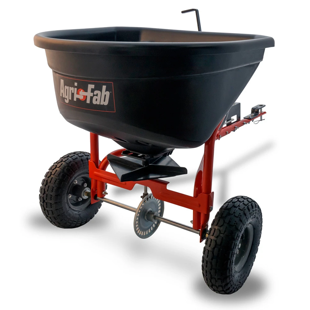 Agri-Fab 110 Lb. Tow Behind Broadcast Spreader 1 Agri-Fab 110 Lb. Tow Behind Broadcast Spreader