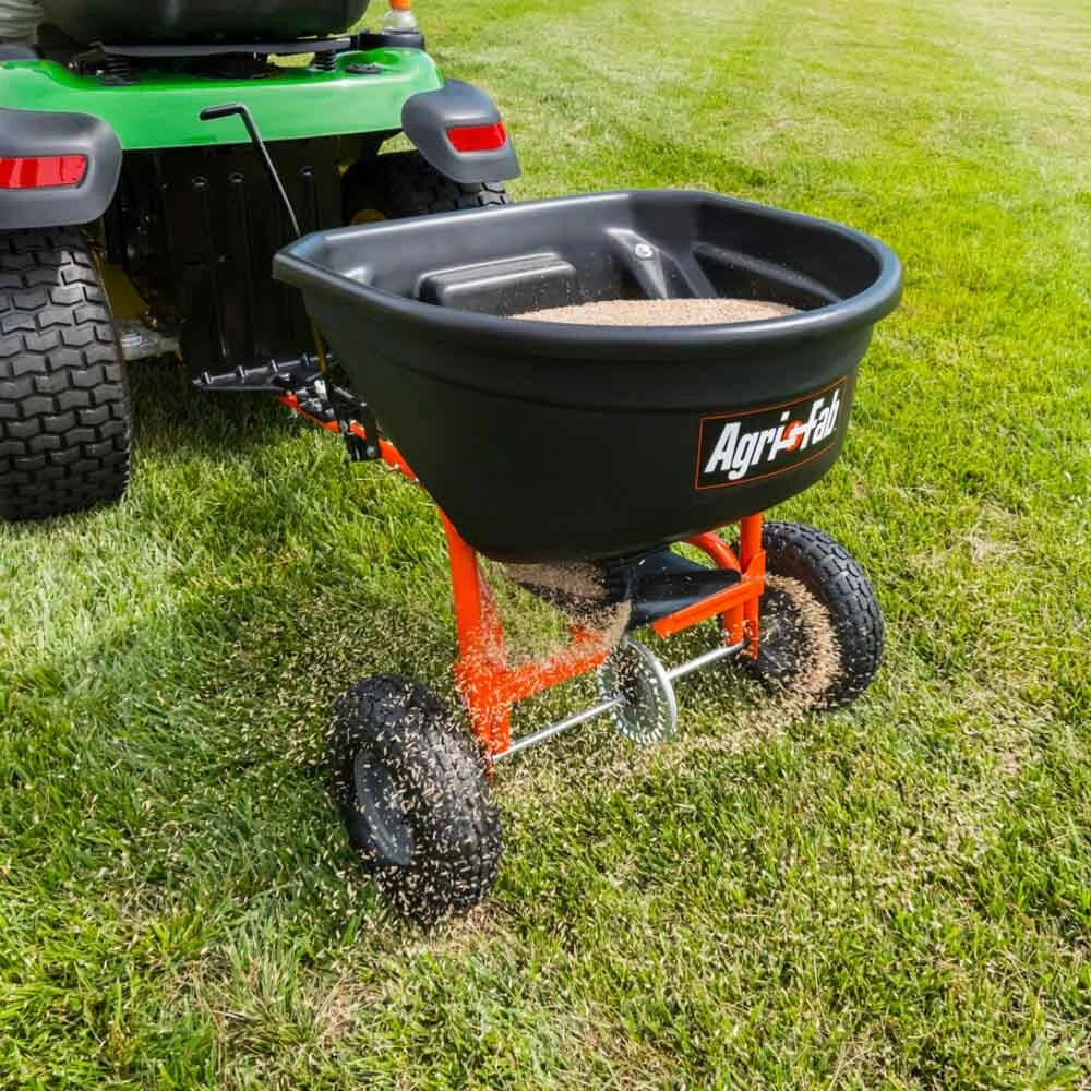Agri-Fab 110 Lb. Tow Behind Broadcast Spreader 2 Agri-Fab 110 Lb. Tow Behind Broadcast Spreader - Image 2