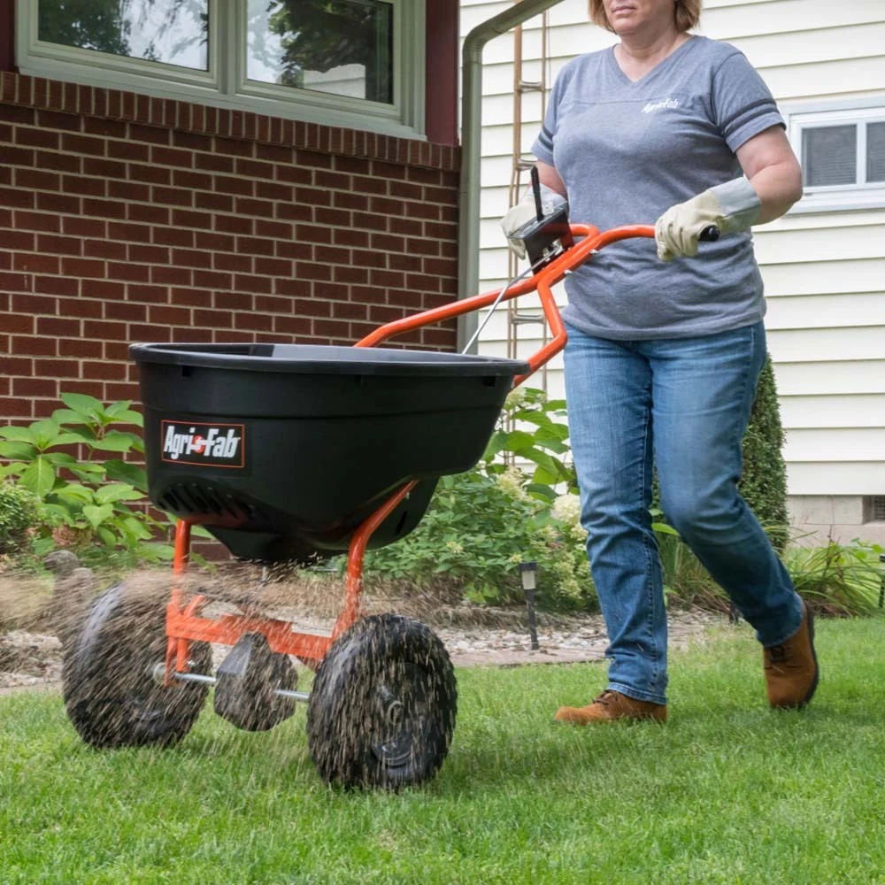 Agri-Fab 130 Lb. Push Broadcast Spreader 2 Agri-Fab 130 Lb. Push Broadcast Spreader - Image 2